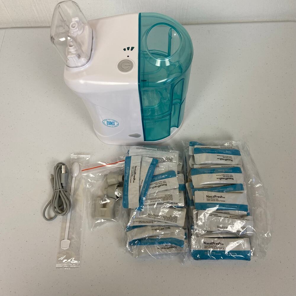 Nasal Fresh MD Powered Saline Nasal Irrigation Premium Bundle Carrying Case